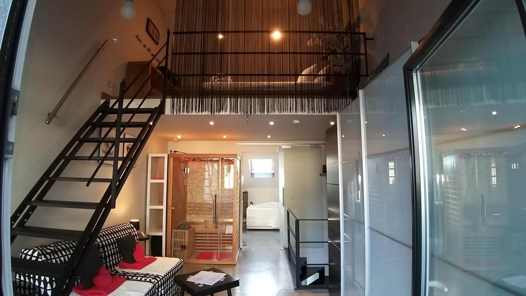 アントウェルペンWellness Loft With Sauna, Jacuzzi, Roof Terrace & Amazing Viewアパートメント エクステリア 写真