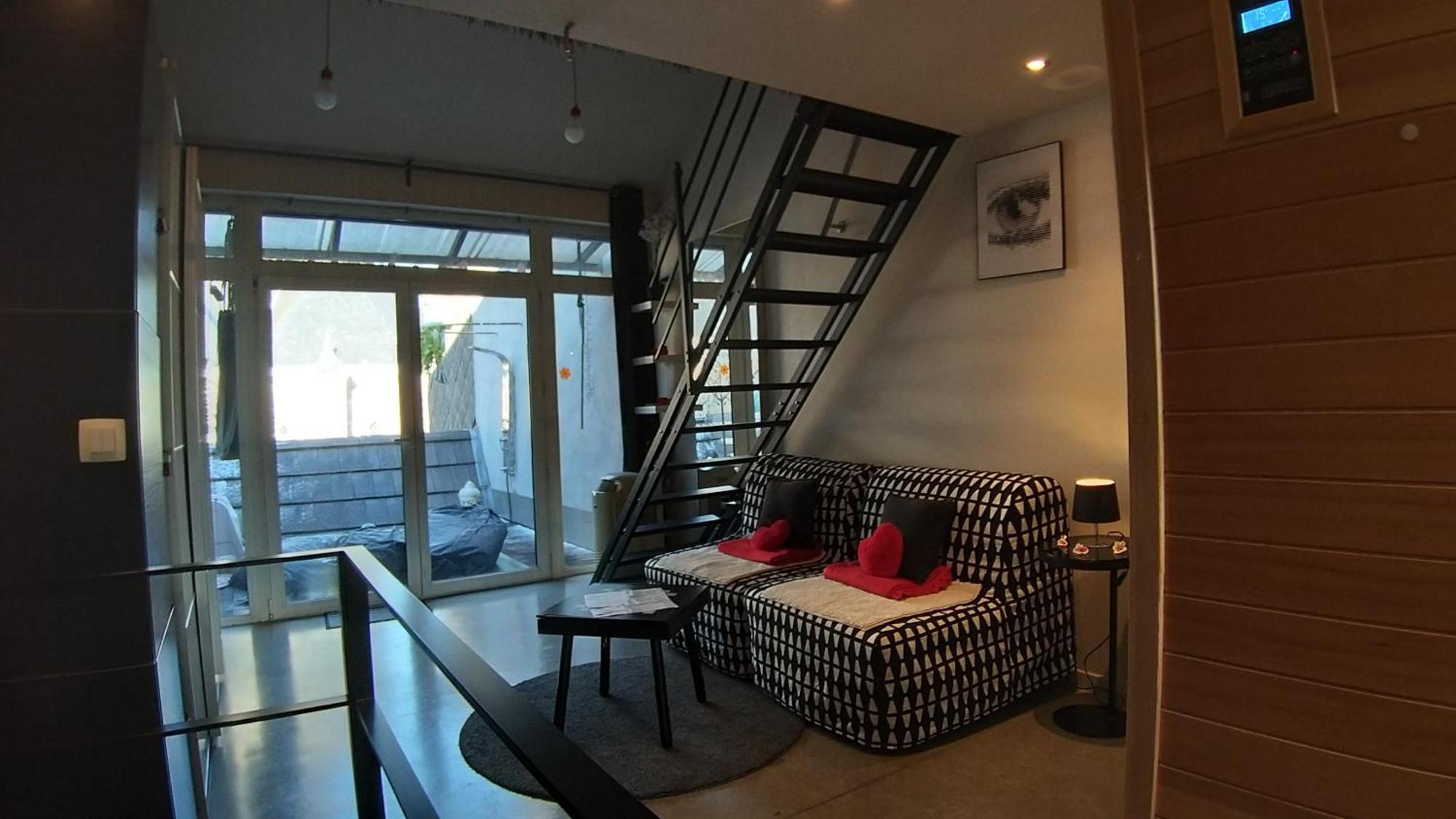 アントウェルペンWellness Loft With Sauna, Jacuzzi, Roof Terrace & Amazing Viewアパートメント 部屋 写真