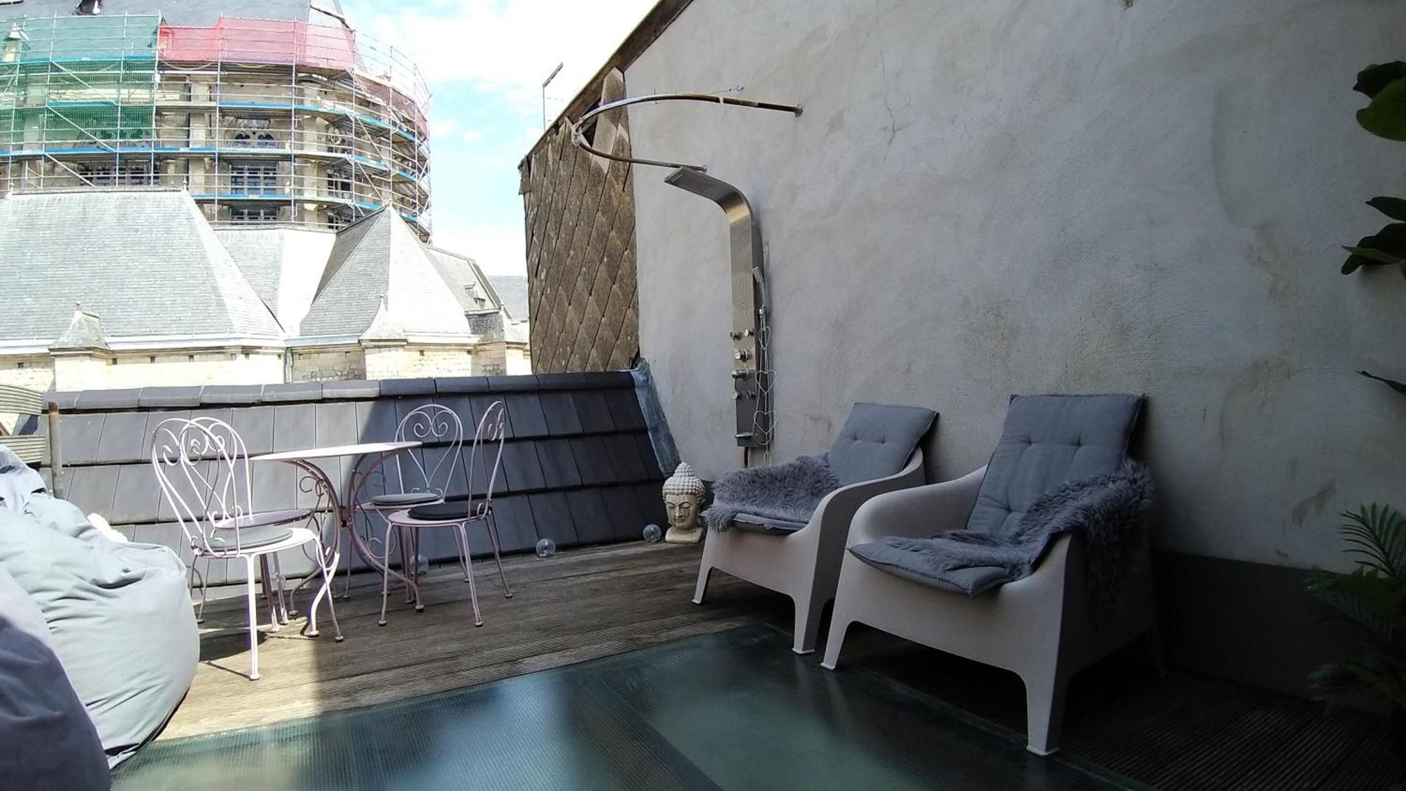 アントウェルペンWellness Loft With Sauna, Jacuzzi, Roof Terrace & Amazing Viewアパートメント エクステリア 写真