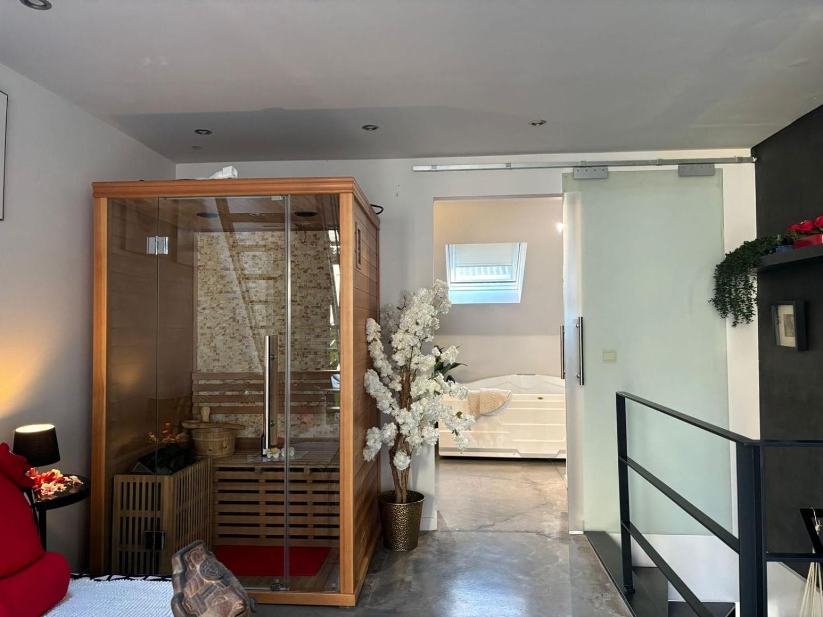 アントウェルペンWellness Loft With Sauna, Jacuzzi, Roof Terrace & Amazing Viewアパートメント エクステリア 写真