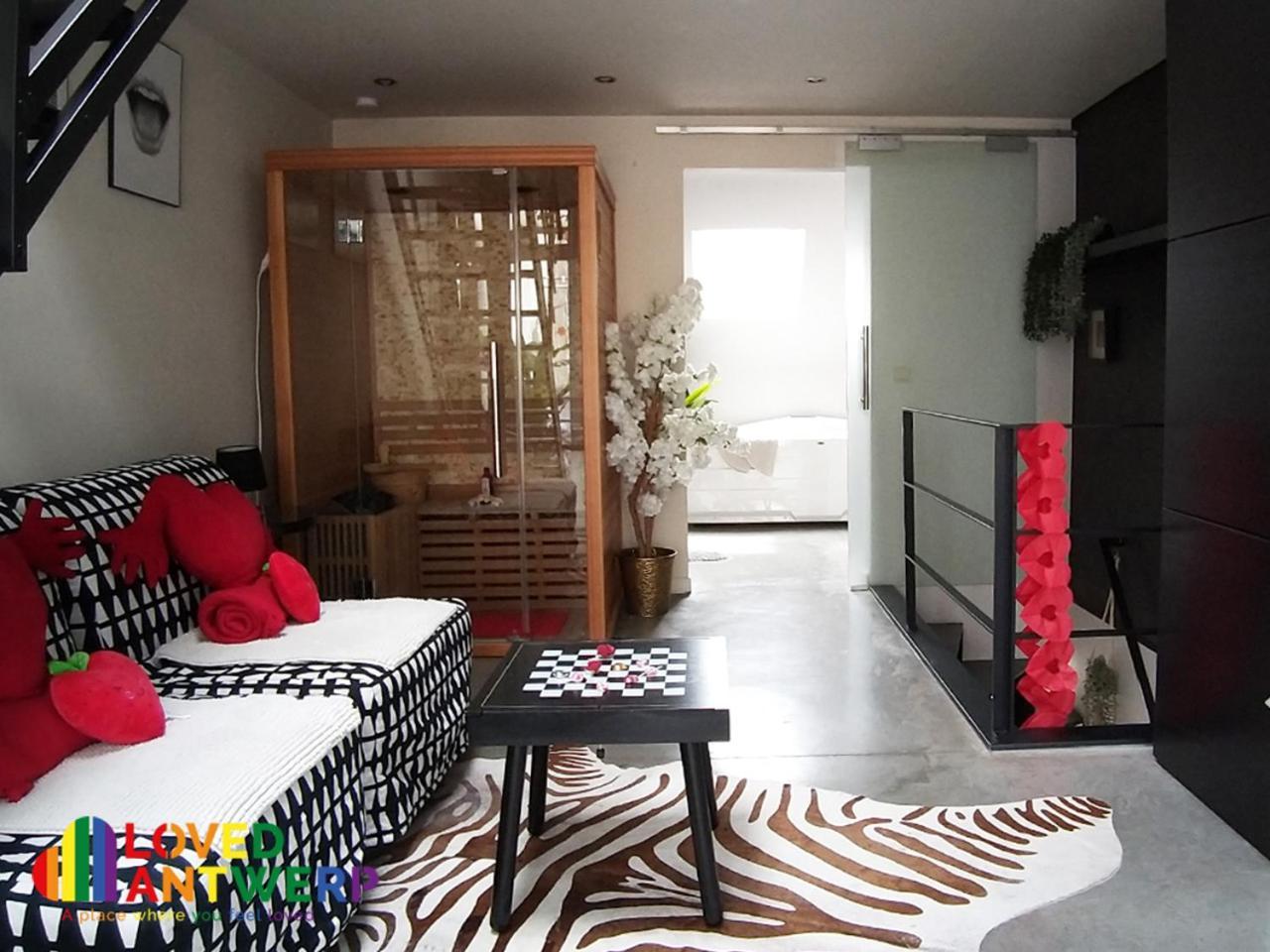アントウェルペンWellness Loft With Sauna, Jacuzzi, Roof Terrace & Amazing Viewアパートメント エクステリア 写真
