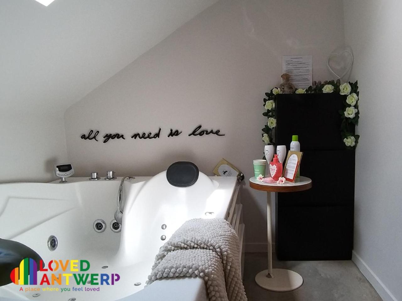 アントウェルペンWellness Loft With Sauna, Jacuzzi, Roof Terrace & Amazing Viewアパートメント エクステリア 写真