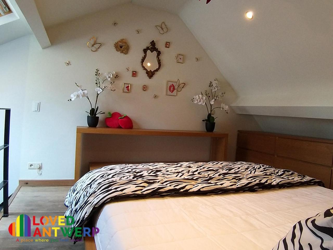 アントウェルペンWellness Loft With Sauna, Jacuzzi, Roof Terrace & Amazing Viewアパートメント エクステリア 写真