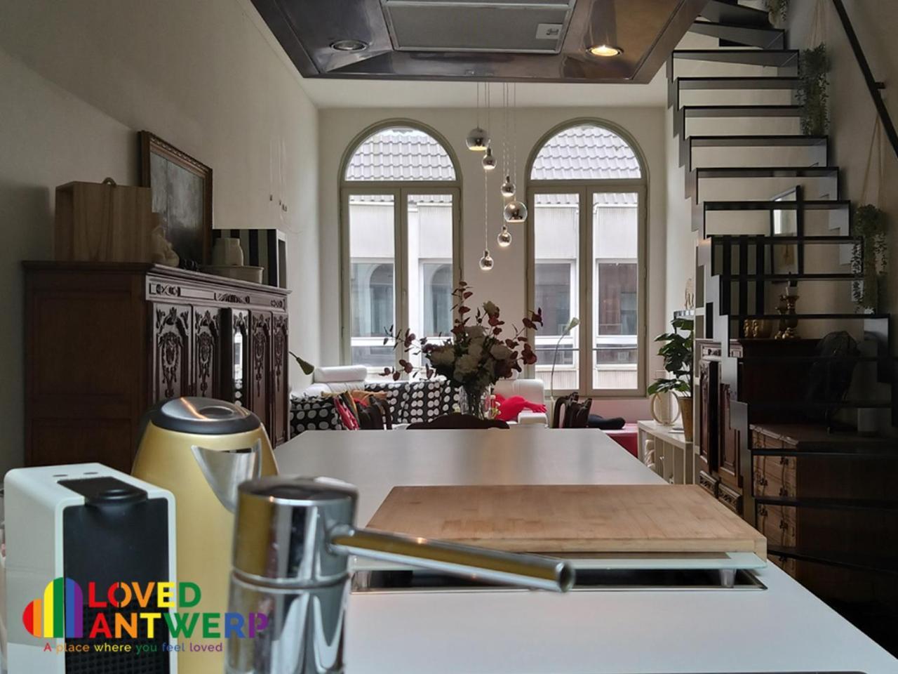 アントウェルペンWellness Loft With Sauna, Jacuzzi, Roof Terrace & Amazing Viewアパートメント エクステリア 写真