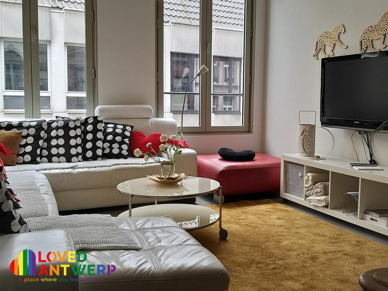 アントウェルペンWellness Loft With Sauna, Jacuzzi, Roof Terrace & Amazing Viewアパートメント エクステリア 写真