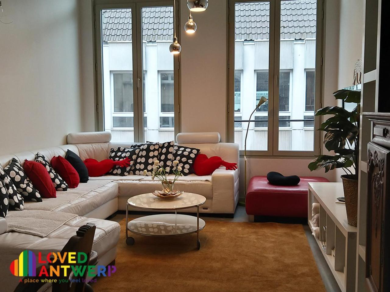 アントウェルペンWellness Loft With Sauna, Jacuzzi, Roof Terrace & Amazing Viewアパートメント エクステリア 写真